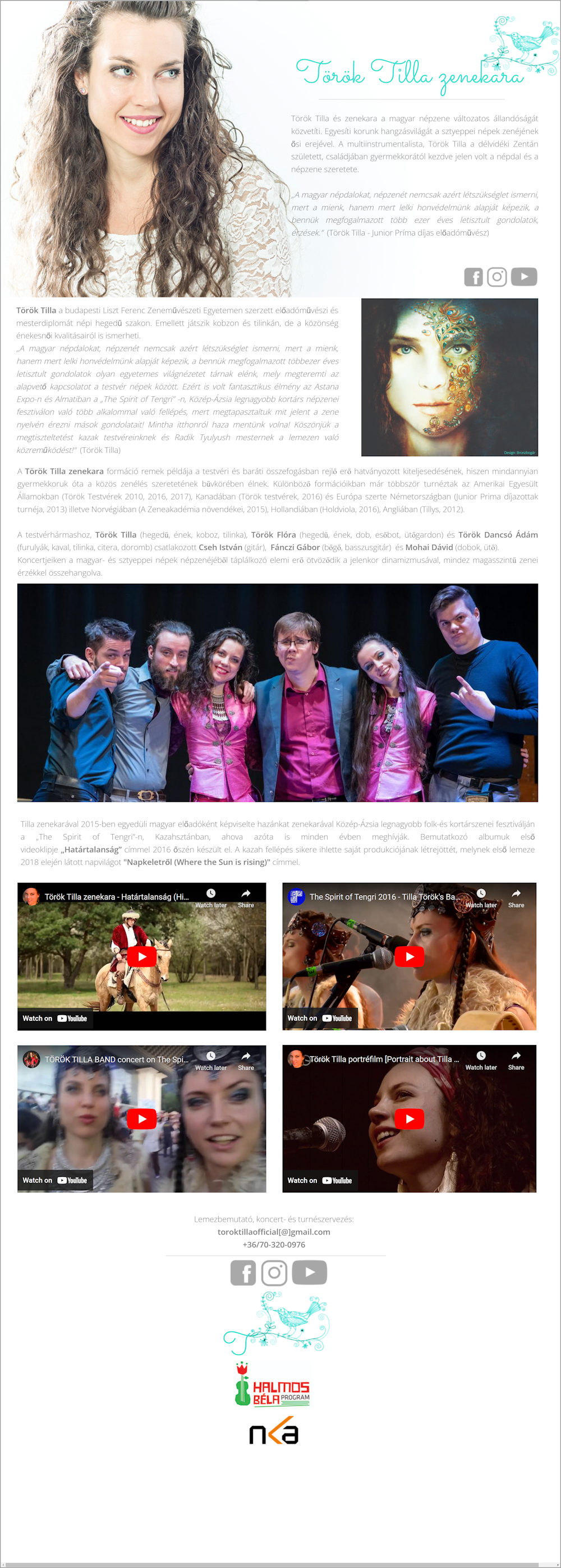 Tilla's page